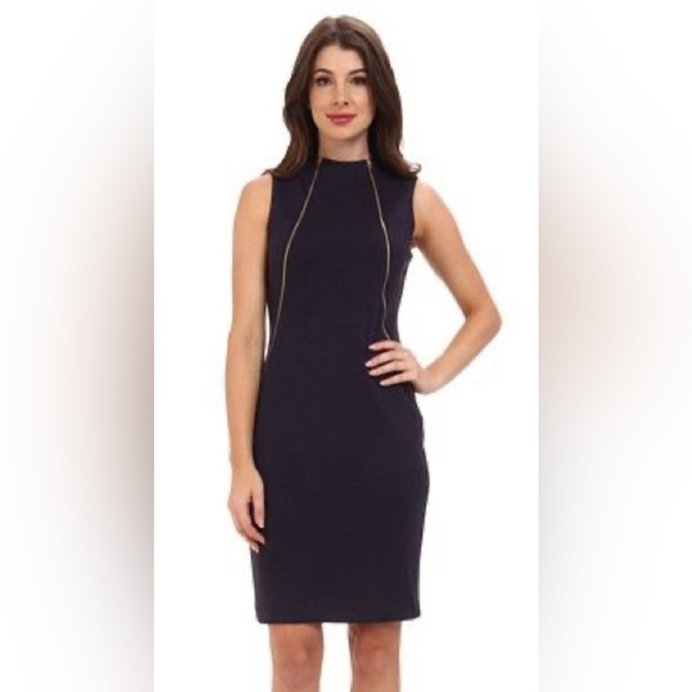 Calvin Klein Navy Sleeveless Mini Dress